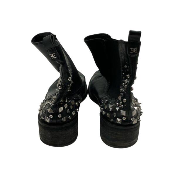 Sam Edelman Dover Boots Size 9 Studded Leather Festival Punk Style - Picture 5 of 7